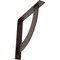 Ekena Millwork Bulwark Steel Bracket, Antiqued Copper 2"W x 14"D x 14"H BKTM02X14X14BUACO - alternate 1